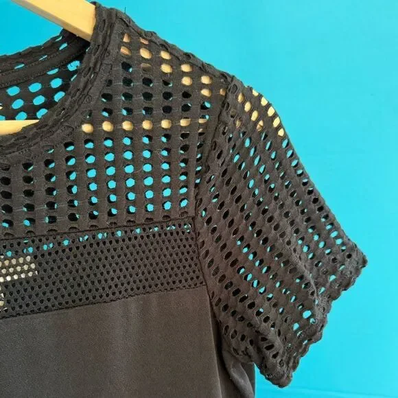 Michael Kors Women's Eyelet Cutout Dress Black Size S - Picture 5 of 15